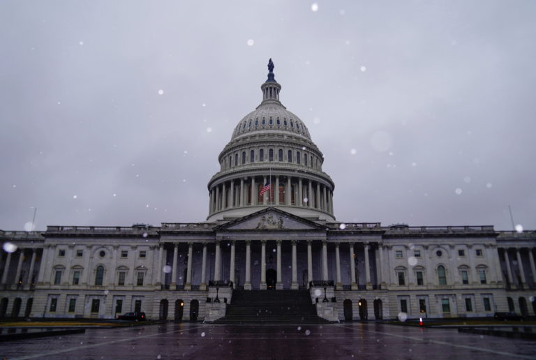 View of the U.S. Capitol in Washington