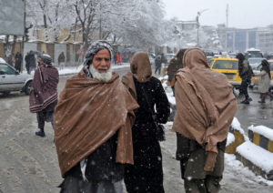 Snowfall in Kabul