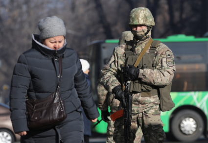 Almaty amid tightened security following mass protests in Kazakhstan