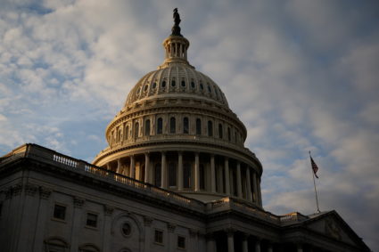The U.S. Capitol building is seen in Washington