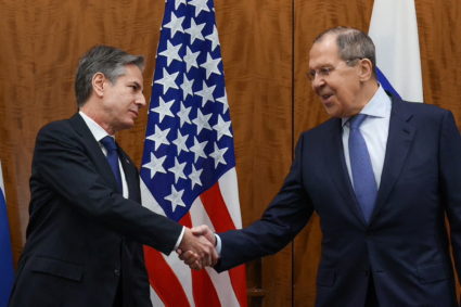U.S. Secretary of State Blinken meets with Russian Foreign Minister Lavrov, in Geneva