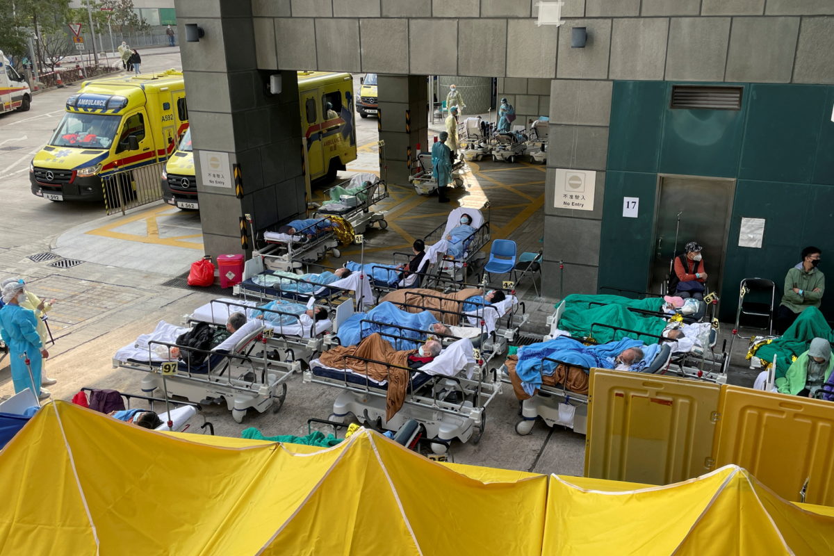 Hong Kong faces its worst outbreak of the pandemic even as sticks with