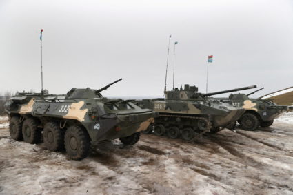 Joint military exercises of Russia and Belarus in the Mogilev region