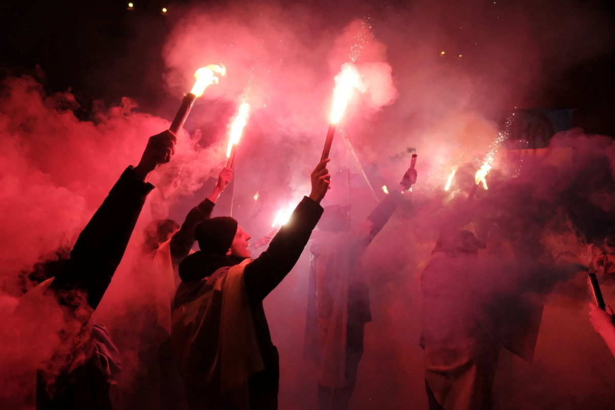 Scenes from anti-war protests around the world | PBS News Weekend