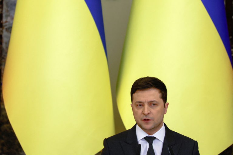 Ukrainian President Zelenskiy holds joint news conference with Polish and Lithuanian counterparts in Kyiv