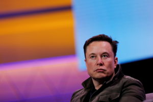 SpaceX owner and Tesla CEO Elon Musk speaks during a conversation with legendary game designer Todd Howard (not pictured) at the E3 gaming convention in Los Angeles, California, U.S., June 13, 2019. Photo by Mike Blake/REUTERS