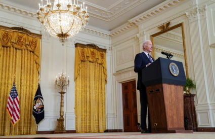 Biden steps to State of the Union lectern at fraught moment
