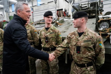 Officials visit NATO enhanced Forward Presence battle group in Tapa