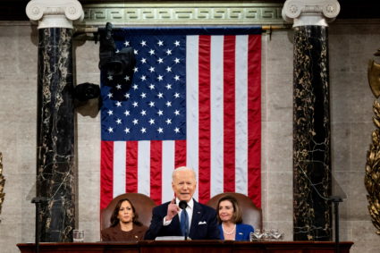 U.S. President Joe Biden's State of the Union address at the U.S. Capitol in Washington