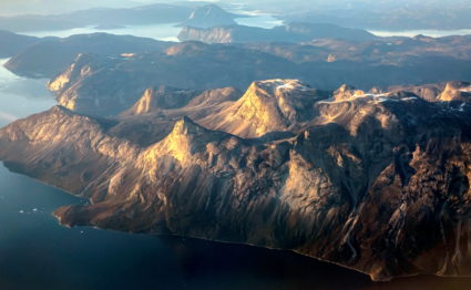 FILE PHOTO: Mountains are pictured at the west coast close to Nuuk, Greenland, September 4, 2021