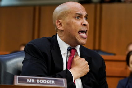 WATCH: Jackson tears up as Sen. Booker says she&rsquo;s earned her historic Supreme Court nomination