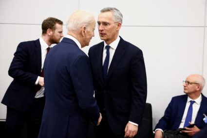 NATO summit on Russia's invasion of Ukraine, in Brussels