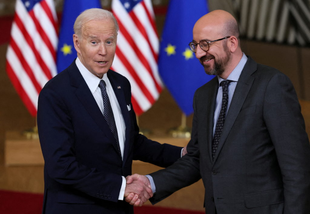 European Union leaders summit amid Russia's invasion of Ukraine, in Brussels