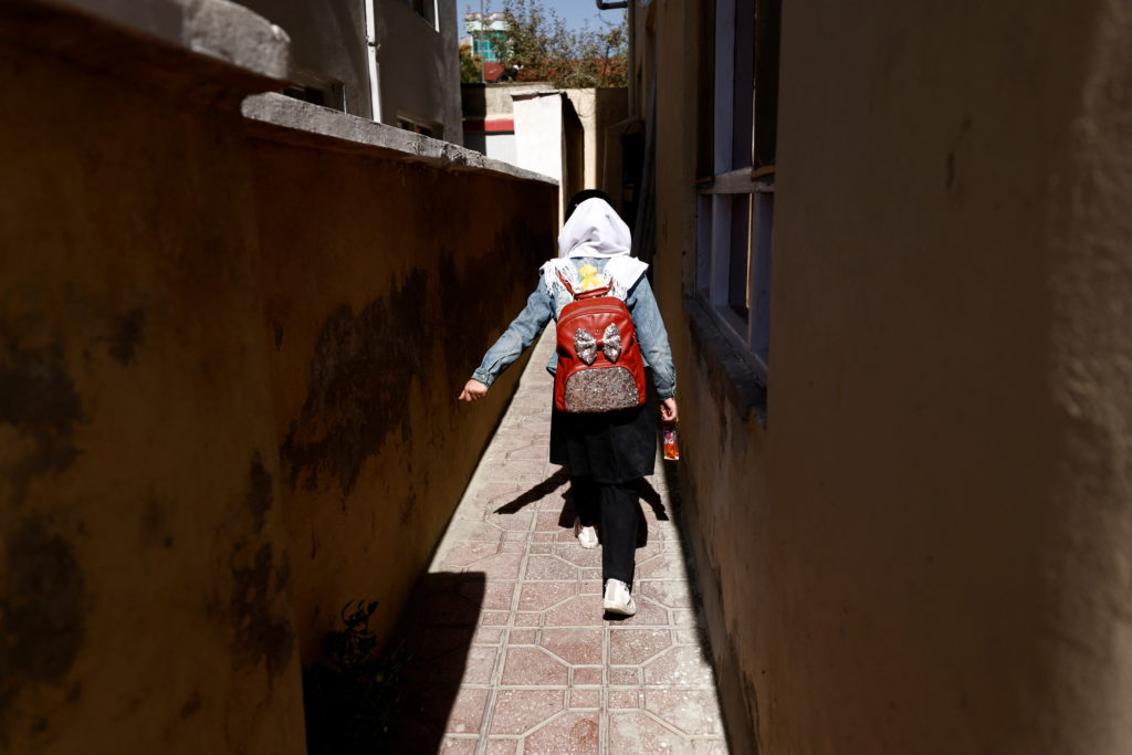 FILE PHOTO: The Wider Image: Dreams on hold: Afghan girls and women are desperate to get back to class