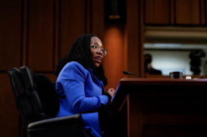 U.S. Senate Judiciary Committee holds hearing on Judge Ketanji Brown Jackson's nomination to the Supreme Court on Capitol ...