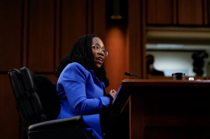 U.S. Senate Judiciary Committee holds hearing on Judge Ketanji Brown Jackson's nomination to the Supreme Court on Capitol ...