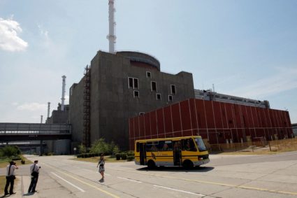 FILE PHOTO: File photo of the Zaporizhzhia nuclear power station in Ukraine