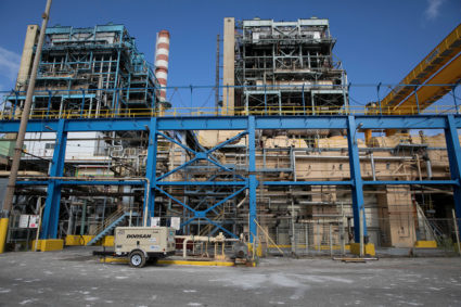 A view of the Costa Sur power plant after an earthquake in Guayanilla