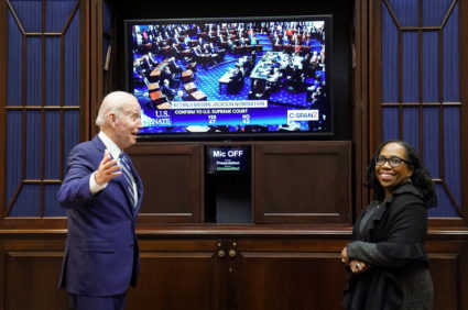 WATCH: Biden and Harris host celebration for Ketanji Brown Jackson's Supreme Court confirmation