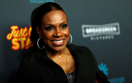 Cast member Sheryl Lee Ralph poses at the premiere for "Just Getting Started" in Los Angeles