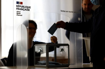 France votes in the first round of the 2022 presidential election