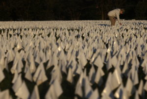"In America: Remember" a memorial for Americans who died due to COVID-19 in Washington