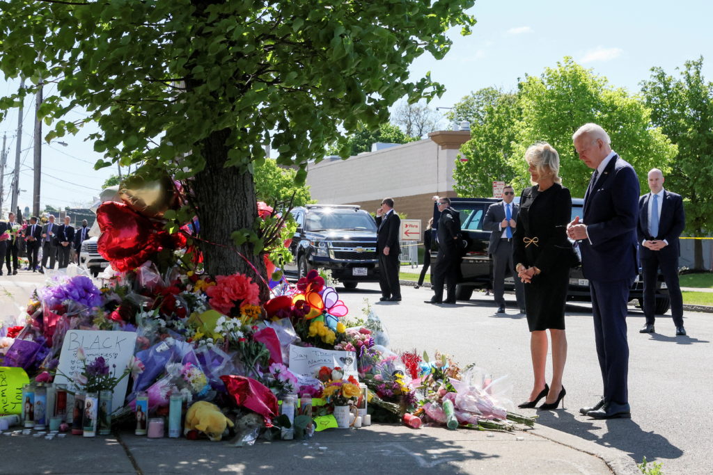 U.S. President Biden visits Buffalo after a mass shooting
