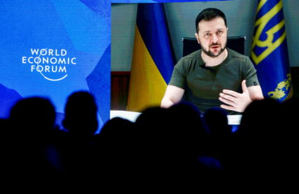 Zelenskyy calls for 'maximum' sanctions on Russia in virtual speech at Davos