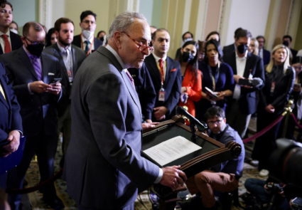 FILE PHOTO: Weekly Democratic news conference at the United States Capitol in Washington