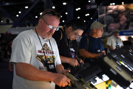 Houston hosts NRA convention days after school massacre