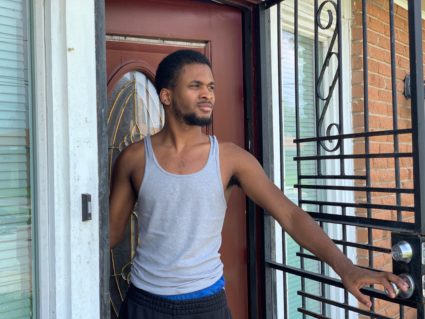 A young participant in New Orleans' guaranteed income program