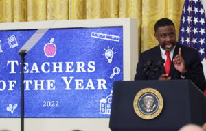 Council of Chief State School Officers' 2022 National and State Teachers of the Year event, in Washington