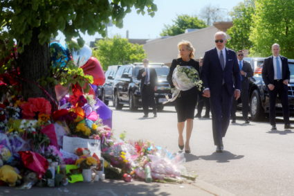 U.S. President Biden visits Buffalo after a mass shooting