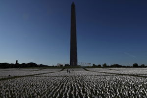 "In America: Remember" a memorial for Americans who died due to COVID-19 in Washington