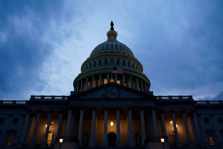 The U.S. Capitol building is seen in Washington