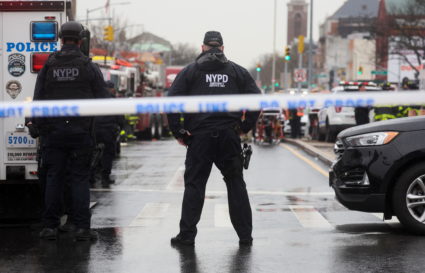 Shooting at a subway station in New York City