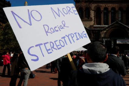 Supporters attend the "Rally for the American Dream - Equal Education Rights for All" in Boston
