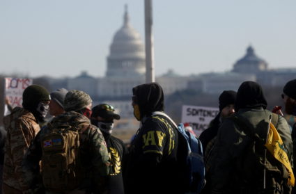 FILE PHOTO: Anti-vaccine mandate protesters march in Washington D.C.