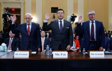 U.S. House Select Committee to Investigate the January 6 Attack on the United States Capitol holds public hearing in Washi...