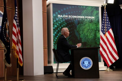WATCH: President Biden hosts climate meeting amid rising gas prices