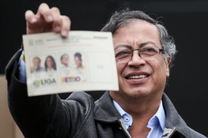 Second round of Colombian presidential election