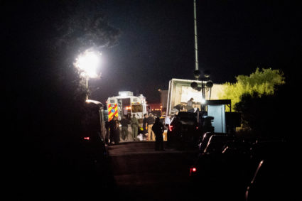 People found dead inside a trailer truck in San Antonio