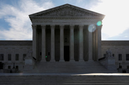 FILE PHOTO: The U.S. Supreme Court building is pictured in Washington