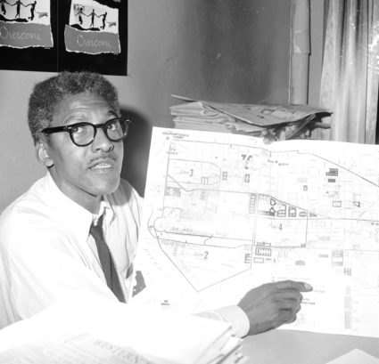 Bayard Rustin, deputy director of the March on Washington.