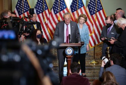 Weekly Democratic news conference at the United States Capitol in Washington