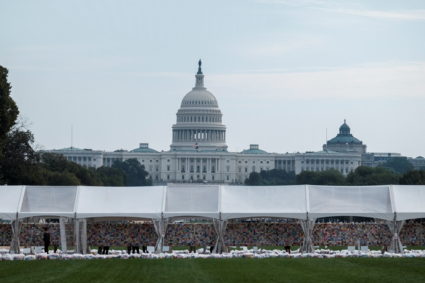 Soul Box Project exhibit, a memorial to victims of gun violence, at the National Mall, in Washington