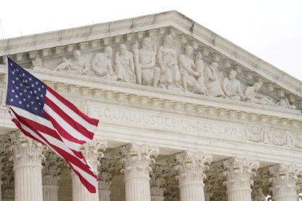 The U.S. Supreme Court is seen in Washington