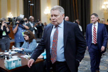 U.S. House Select Committee holds public hearing to investigate the January 6 Attack on the United States Capitol, in Wash...