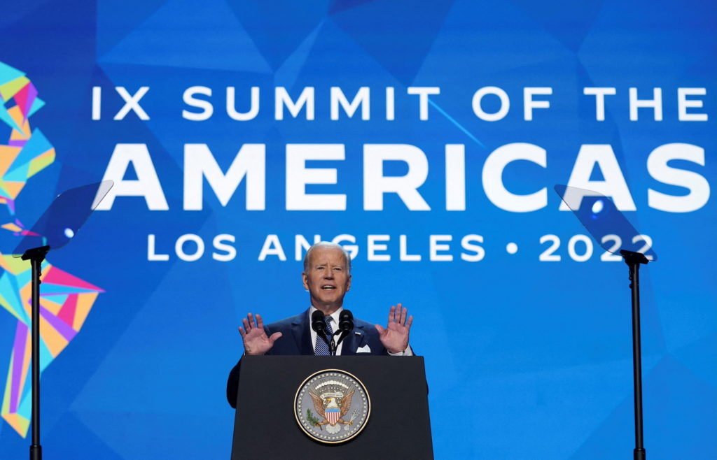 Summit of the Americas, in Los Angeles