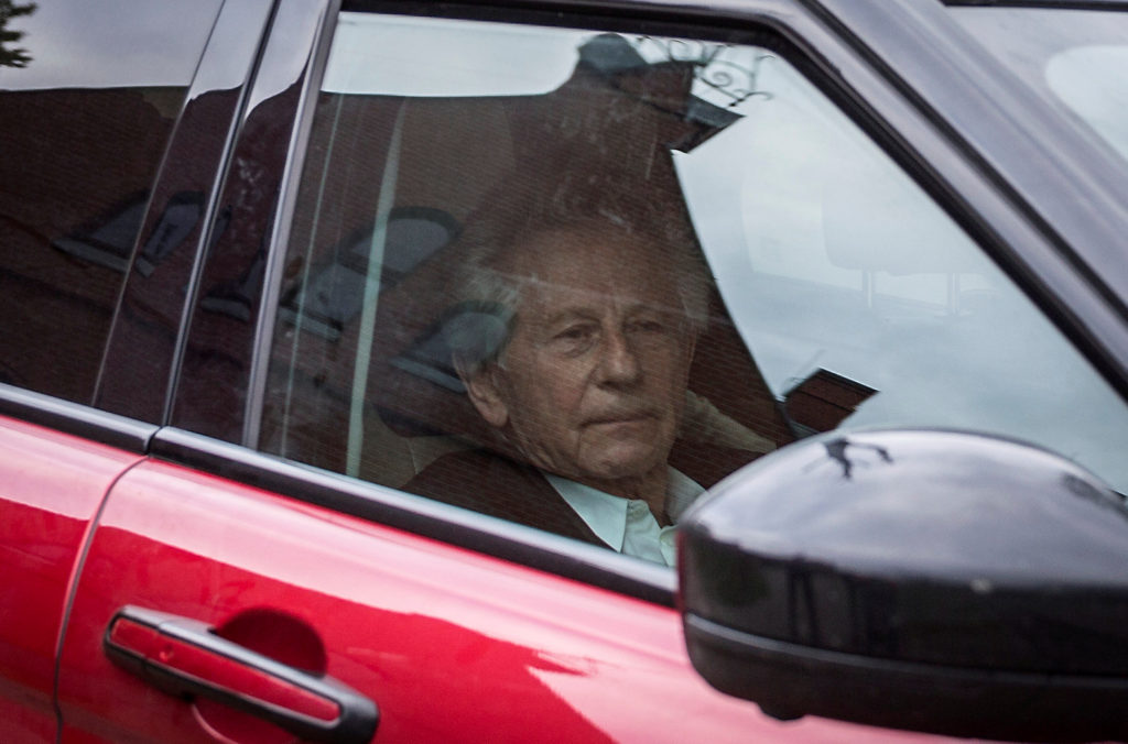 Director Roman Polanski arrives for the Righteous Among the Nations ceremony to honour a Polish couple who sheltered him f...